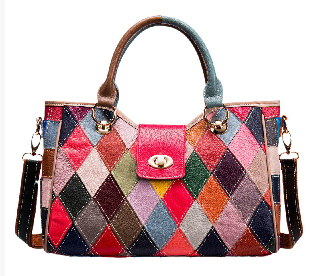 $119.99 Diamond-patterned large-capacity handbag